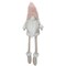 Northlight Sitting Christmas Gnome with Dangling Legs - 24" - Cream and Pink